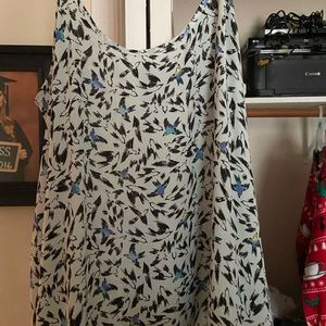 Flow tank top blouse